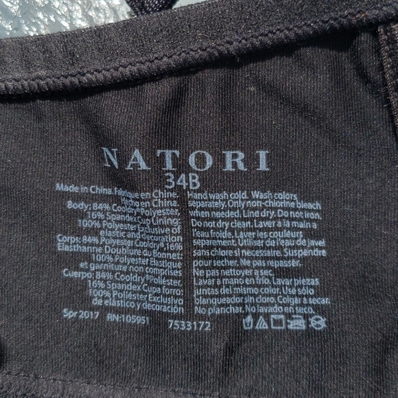 Natori Yoga Sports Bra High-Impact Support Compressive Fit - Picture 16 of 16